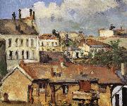 Paul Cezanne rooftop France oil painting artist